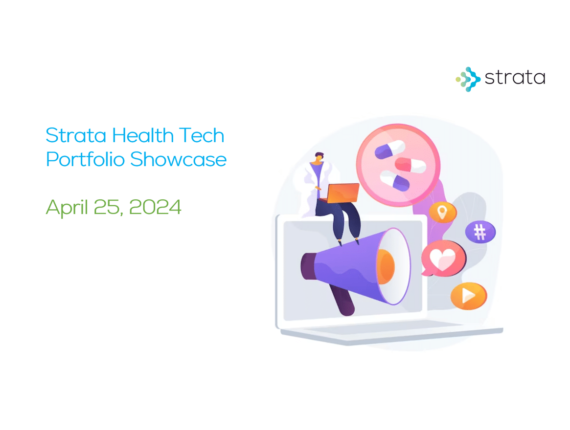 Strata Healthcard Strata’s HealthTech portfolio showcase - STRATA