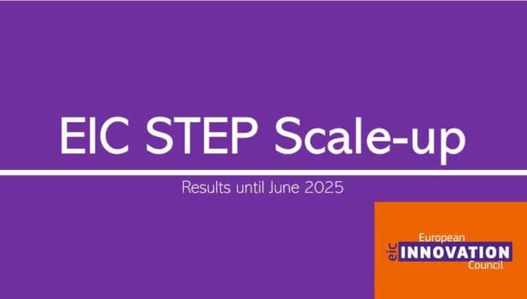 EIC STEP scale-up programme